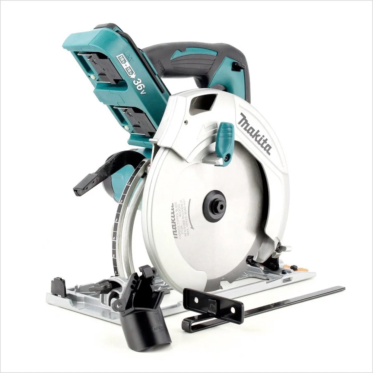Makita DHS710Z Accu Cirkelzaag 190mm - 2x18V - afbeelding 6 van 6