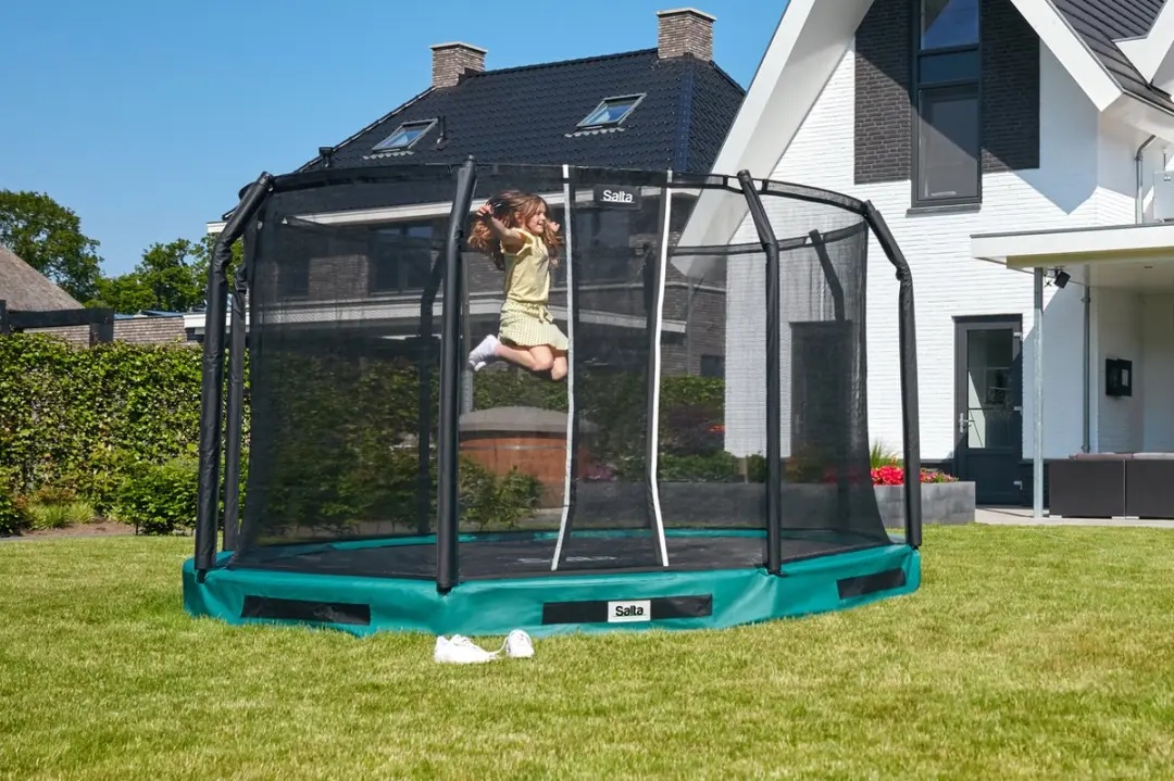 Salta Premium Ground Inground Trampoline 396cm - Groen