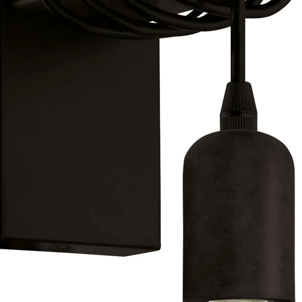 Eglo Townshend 6 Wandlamp E27 - 19cm - Zwart