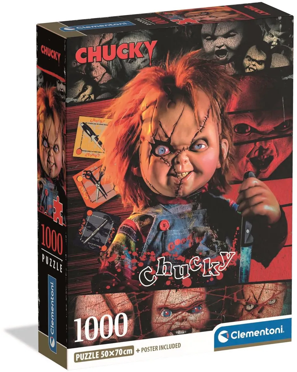 Clementoni Chucky Horror Puzzel 1000 Stuks