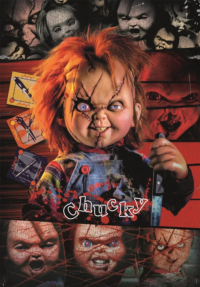 Clementoni Chucky Horror Puzzel 1000 Stuks - Multikleur