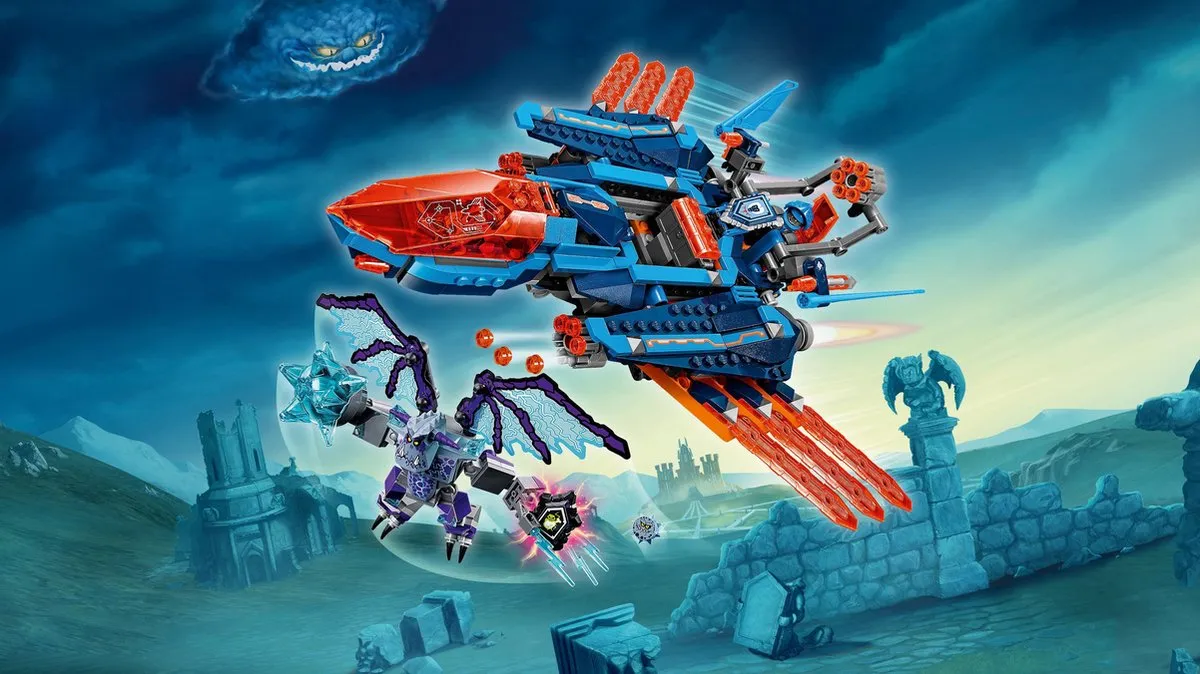 LEGO NEXO KNIGHTS Clay's Falcon Gevechtsblaster 70351 - 523 Stukken - afbeelding 4 van 6