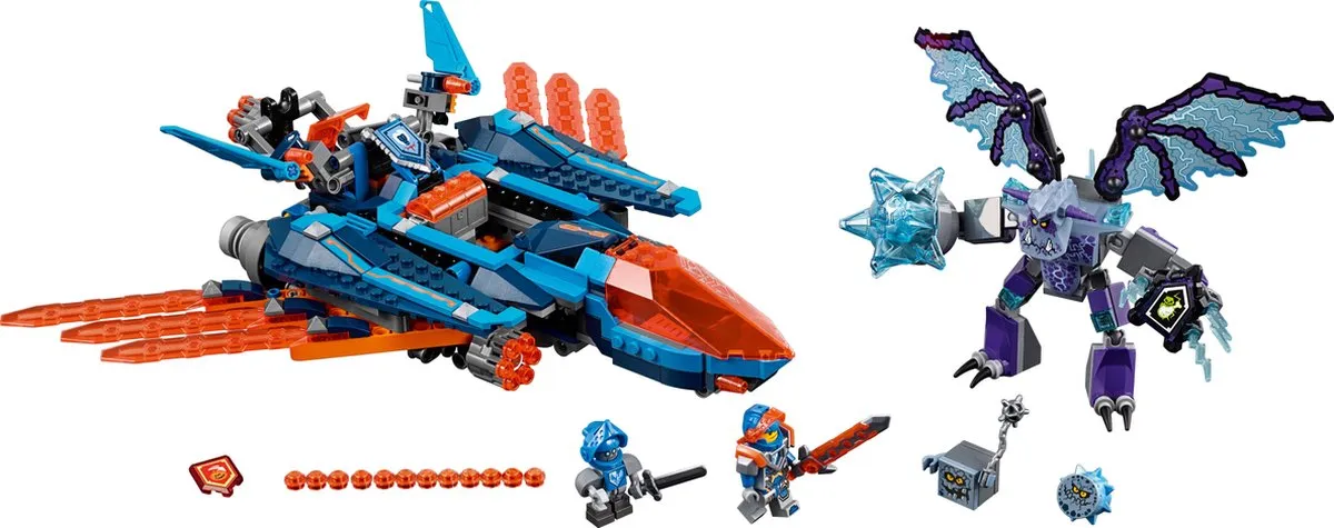 LEGO NEXO KNIGHTS Clay's Falcon Gevechtsblaster 70351 - 523 Stukken - afbeelding 2 van 6