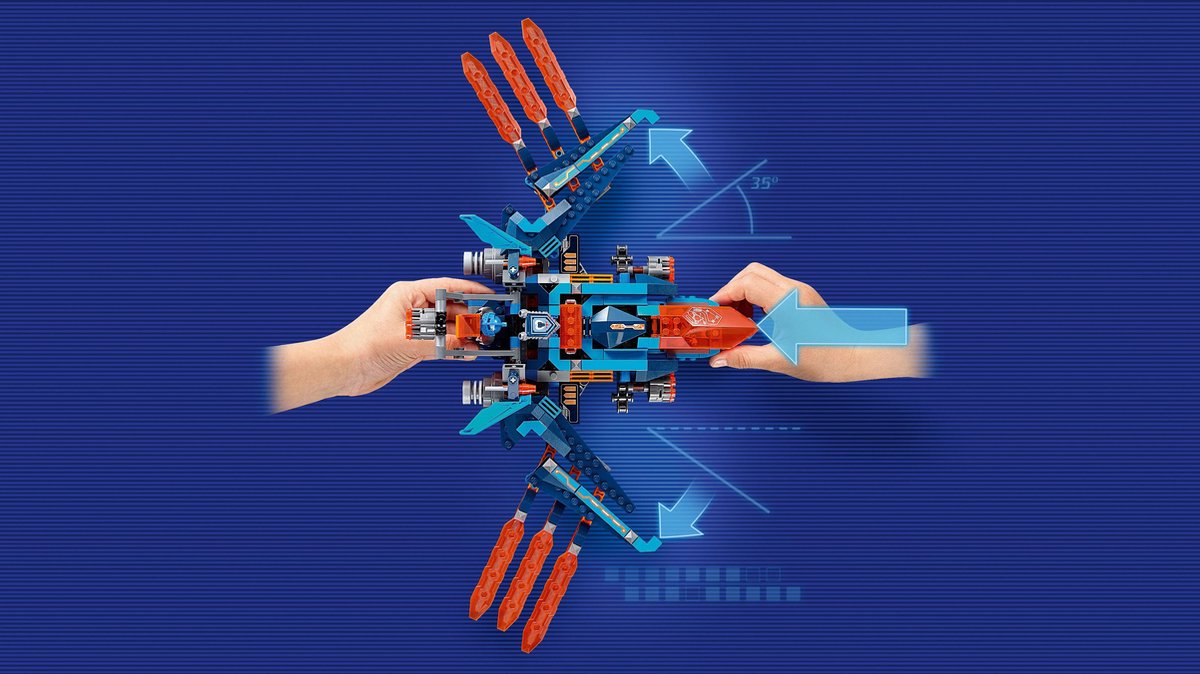 LEGO NEXO KNIGHTS Clay's Falcon Gevechtsblaster - 70351