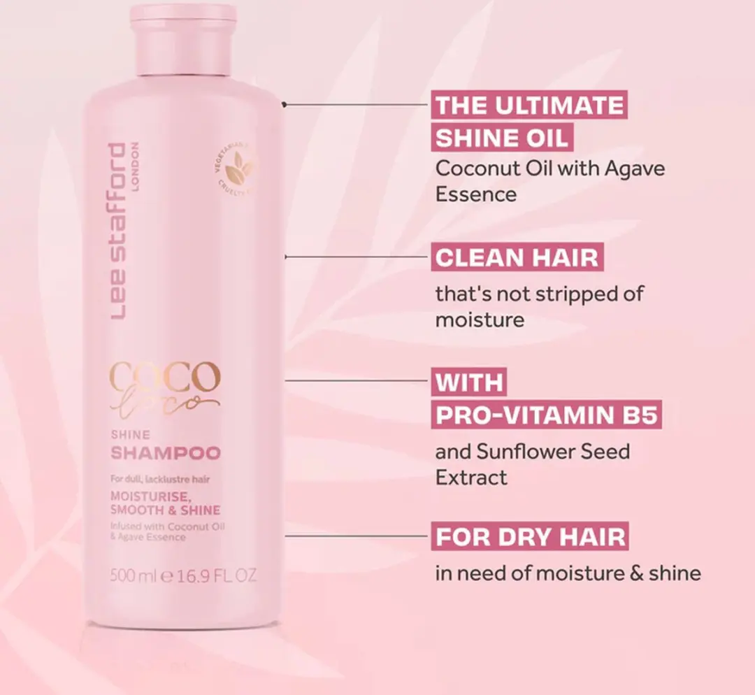 Lee Stafford CoCo LoCo & Agave Shine Shampoo 500ml