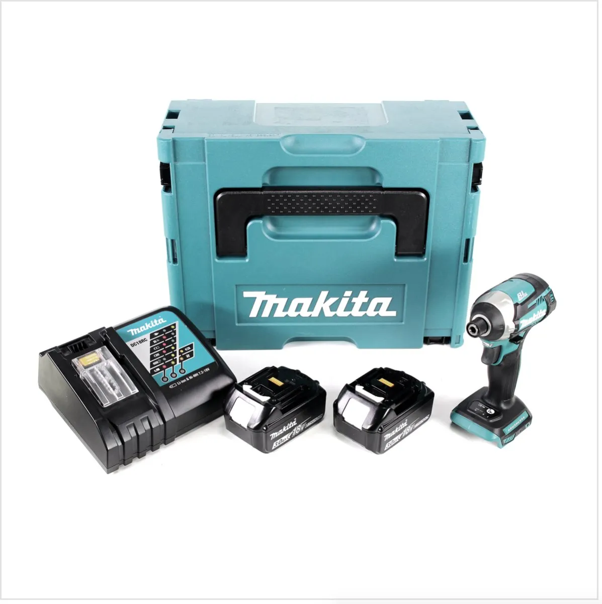 Makita DTD 154 RFJ Slagschroevendraaier 18V - 2x 3,0Ah + Oplader