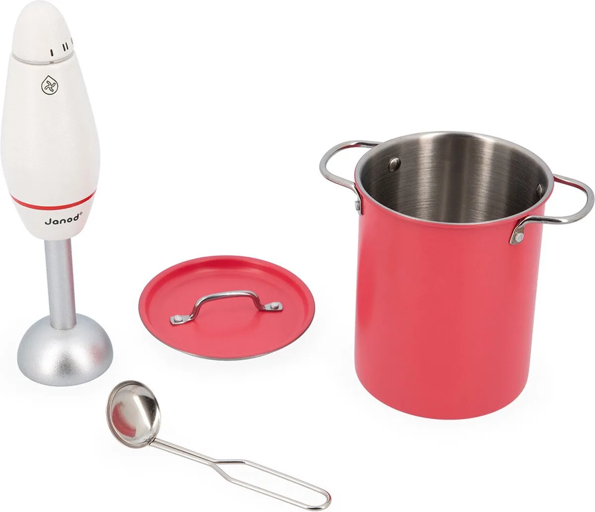 Janod In De Keuken Soepmaakset - 43 Accessoires - Multikleur