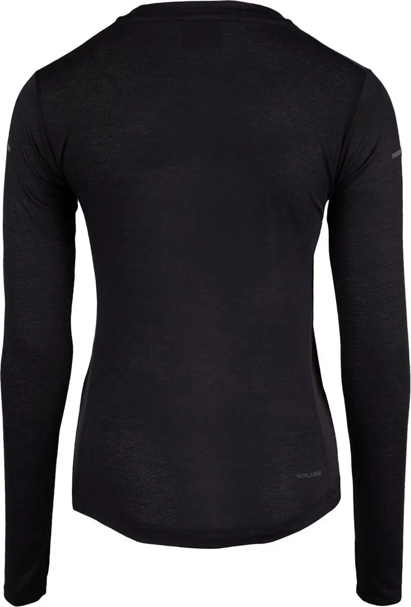 Gorilla Wear Raleigh Longsleeve Shirt M - Zwart