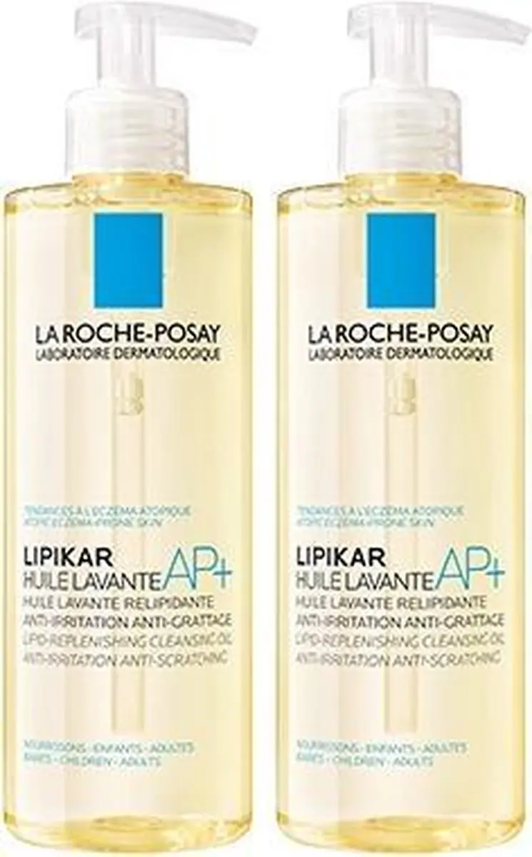 La Roche-Posay Lipikar Wasolie AP+ Douchemiddel 2x400ml