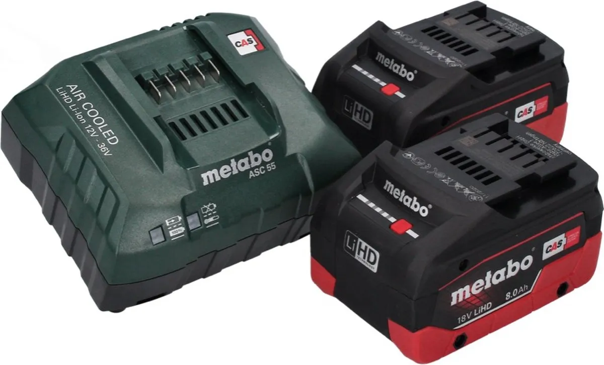 Metabo FSB 36-18 LTX BL 40 Accu-borstelfrees - 2x 8.0Ah - 400mm - afbeelding 2 van 5