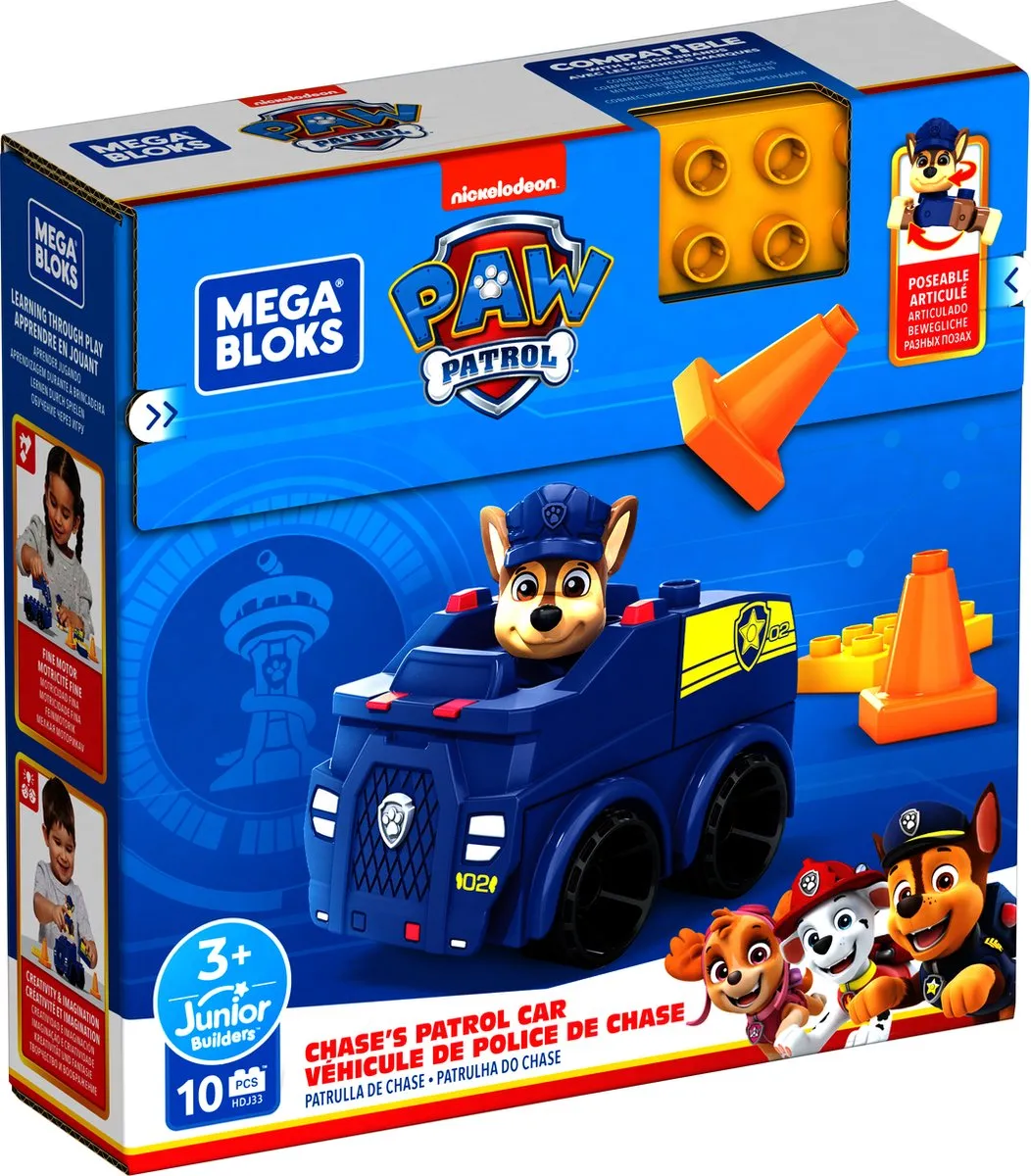 Mega Bloks Paw Patrol Chase Patrouillewagen - 1 Minifiguur - afbeelding 6 van 6