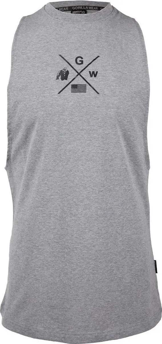 Gorilla Wear Cisco Tank Top - Grijs/Zwart XL
