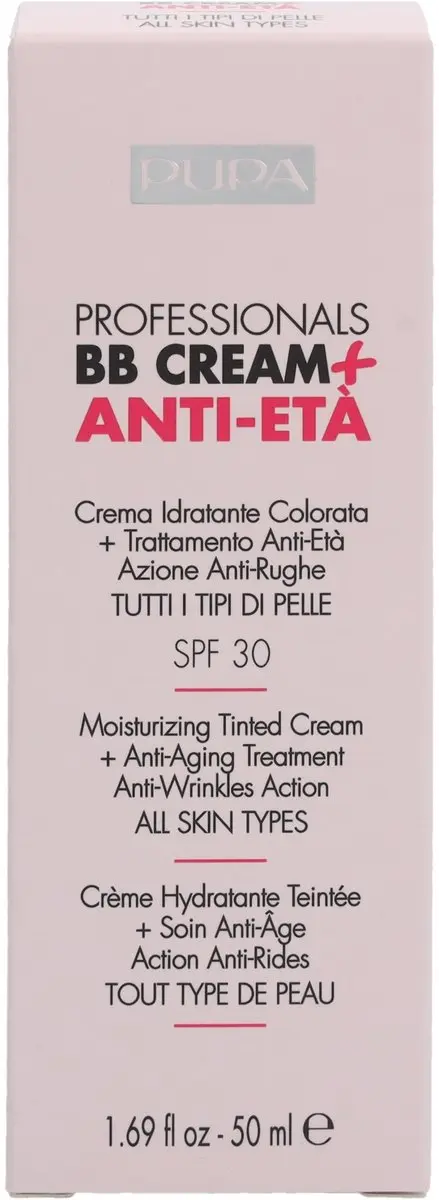 Pupa Milano Professionals BB Cream 001 Nude - 50ml