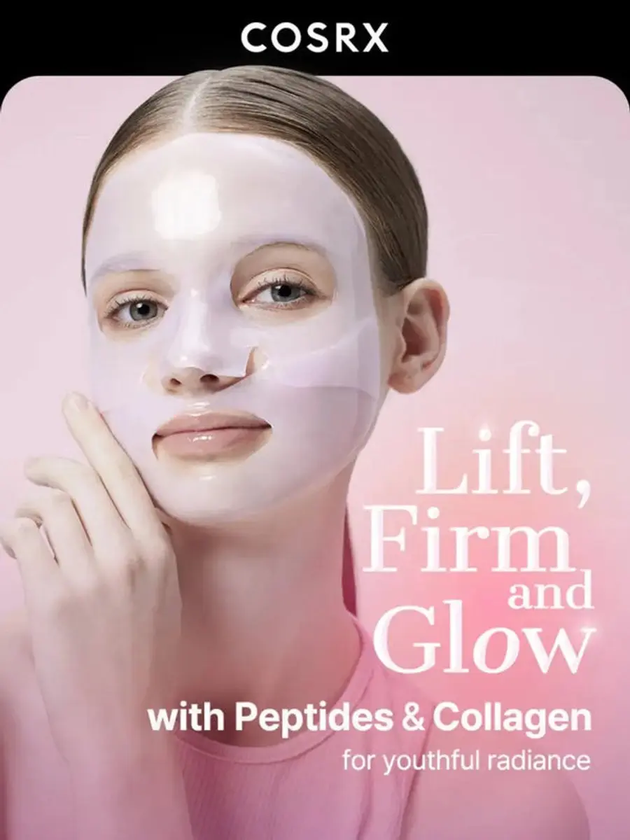 CosRx Peptide Collagen Glow Hydrogel Mask - 3 Stuks