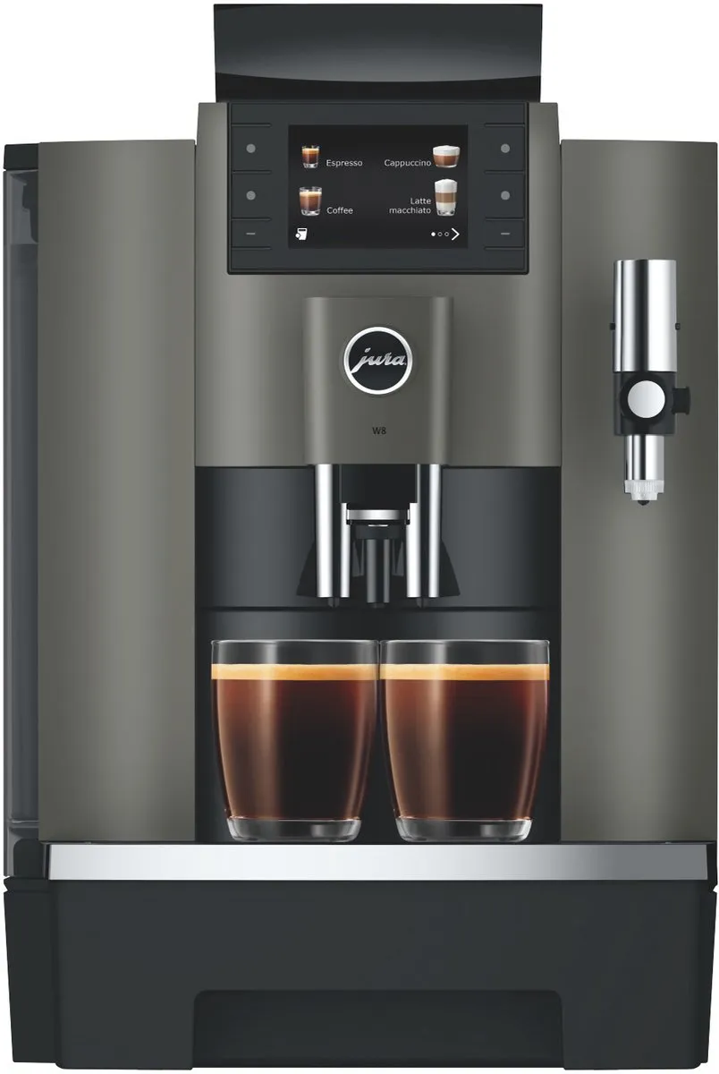 Jura W8 Dark Inox Volautomatische Espressomachine