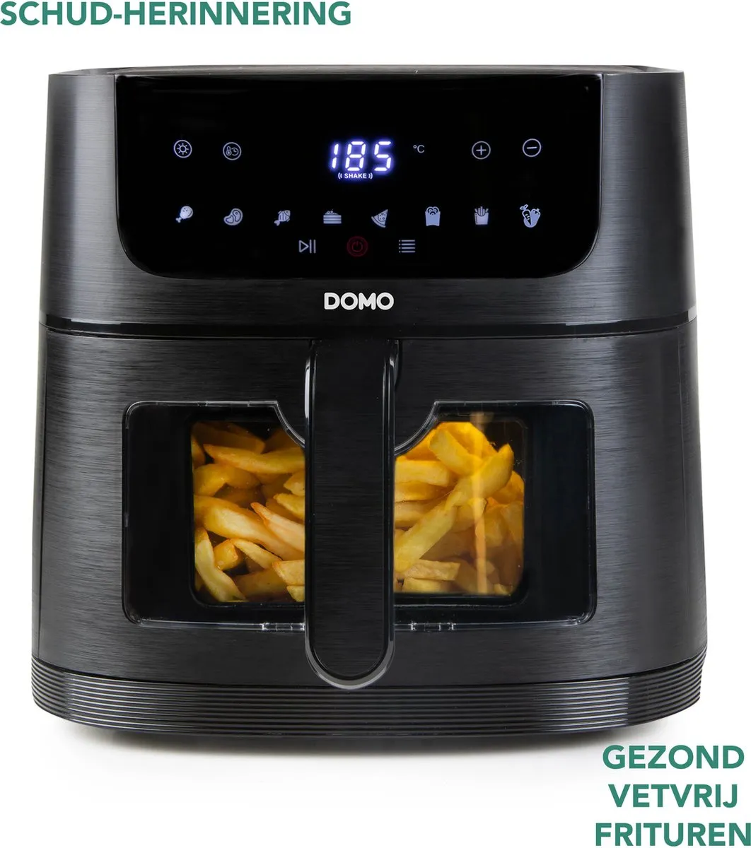 Domo DO540FR Airfryer XXL 1500W - 6L - Zwart