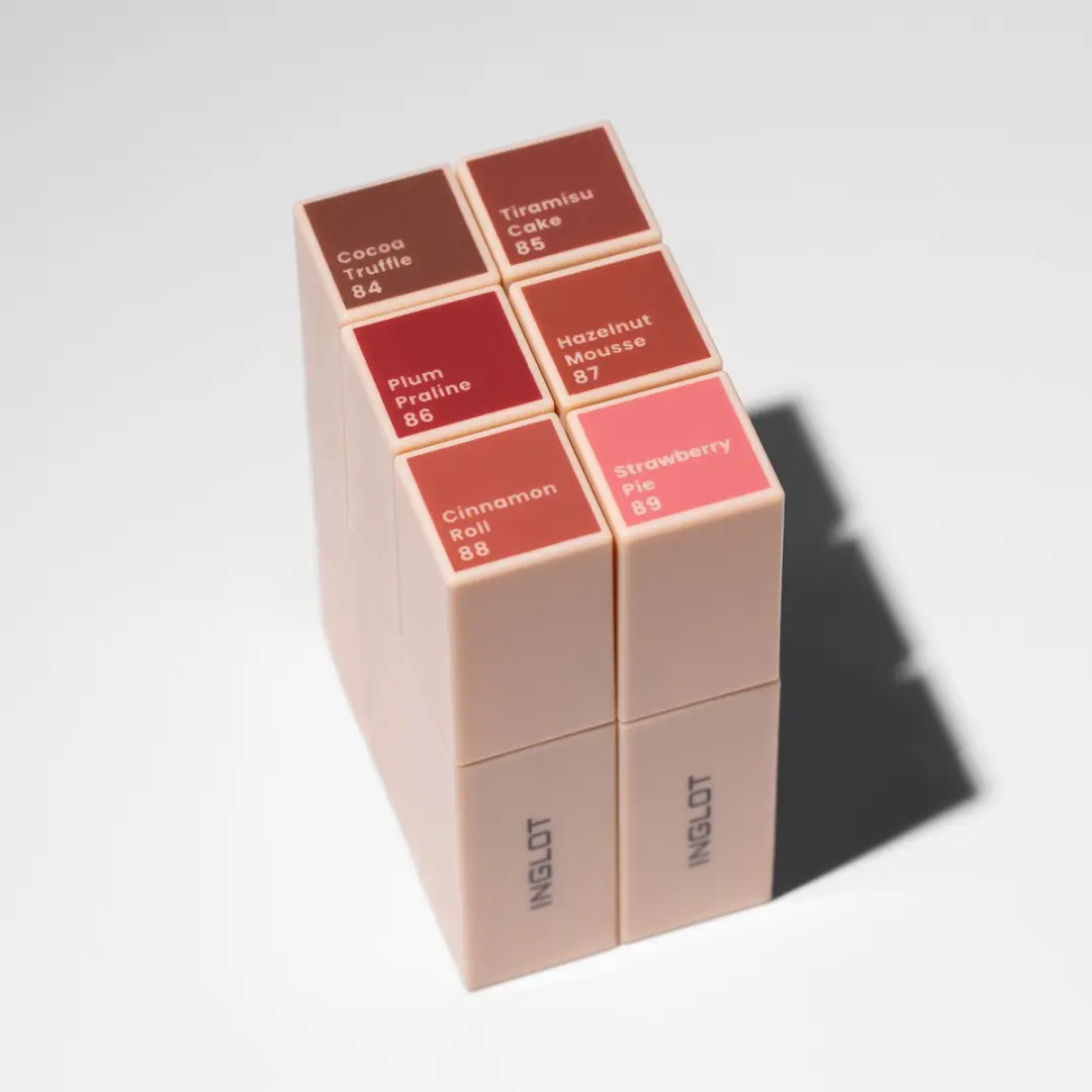 Inglot Glazed Lips Liquid Lipstick Hazelnut Mousse 87 - 8.5ml