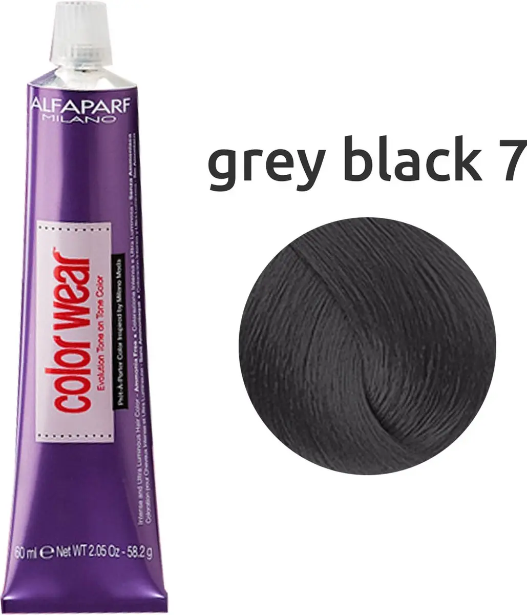 Alfaparf Milano Color Wear Grey Black 7 - 60ml