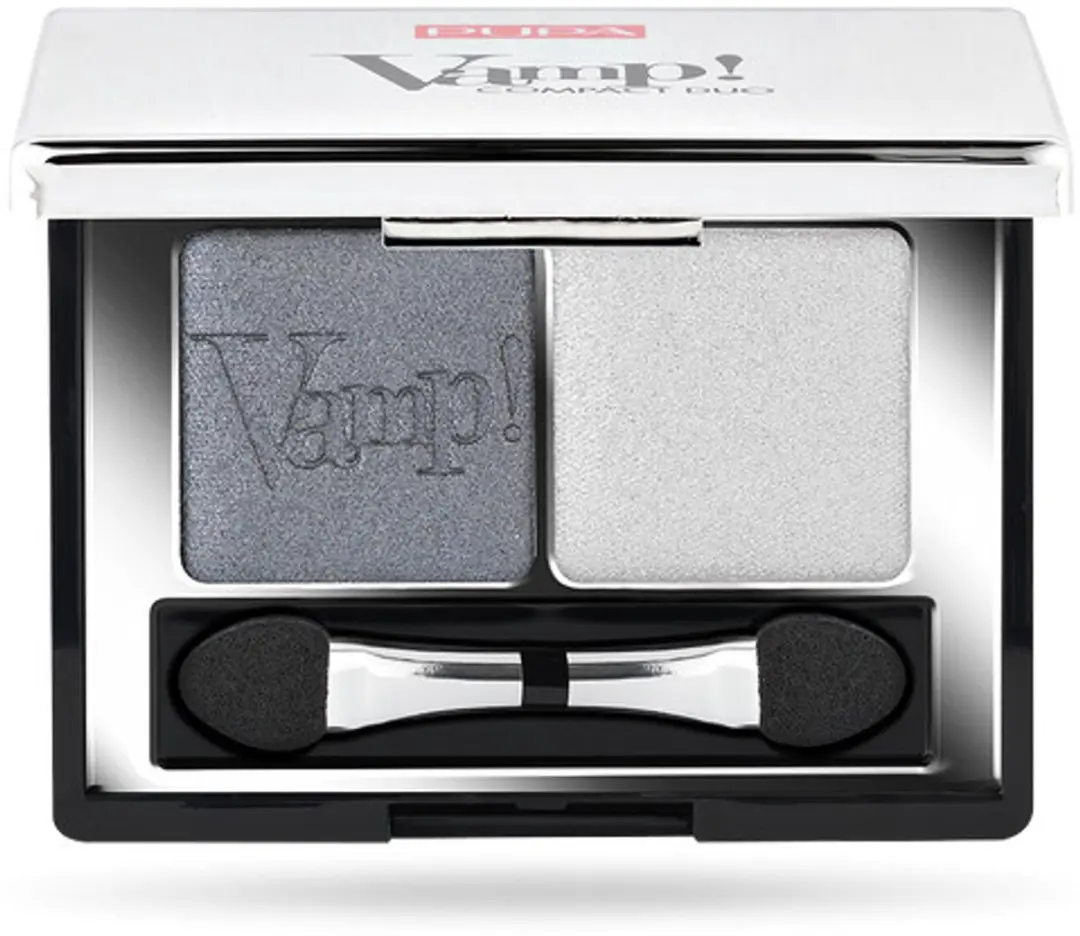 Pupa Milano Vamp! Compact Duo Oogschaduw 009 Silver Stone - 2x2.2g