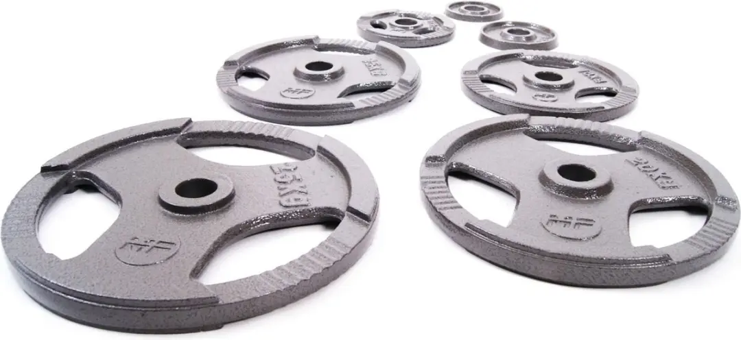 Muscle Power Halterschijf 50mm 5kg - Gietijzer - Zilver