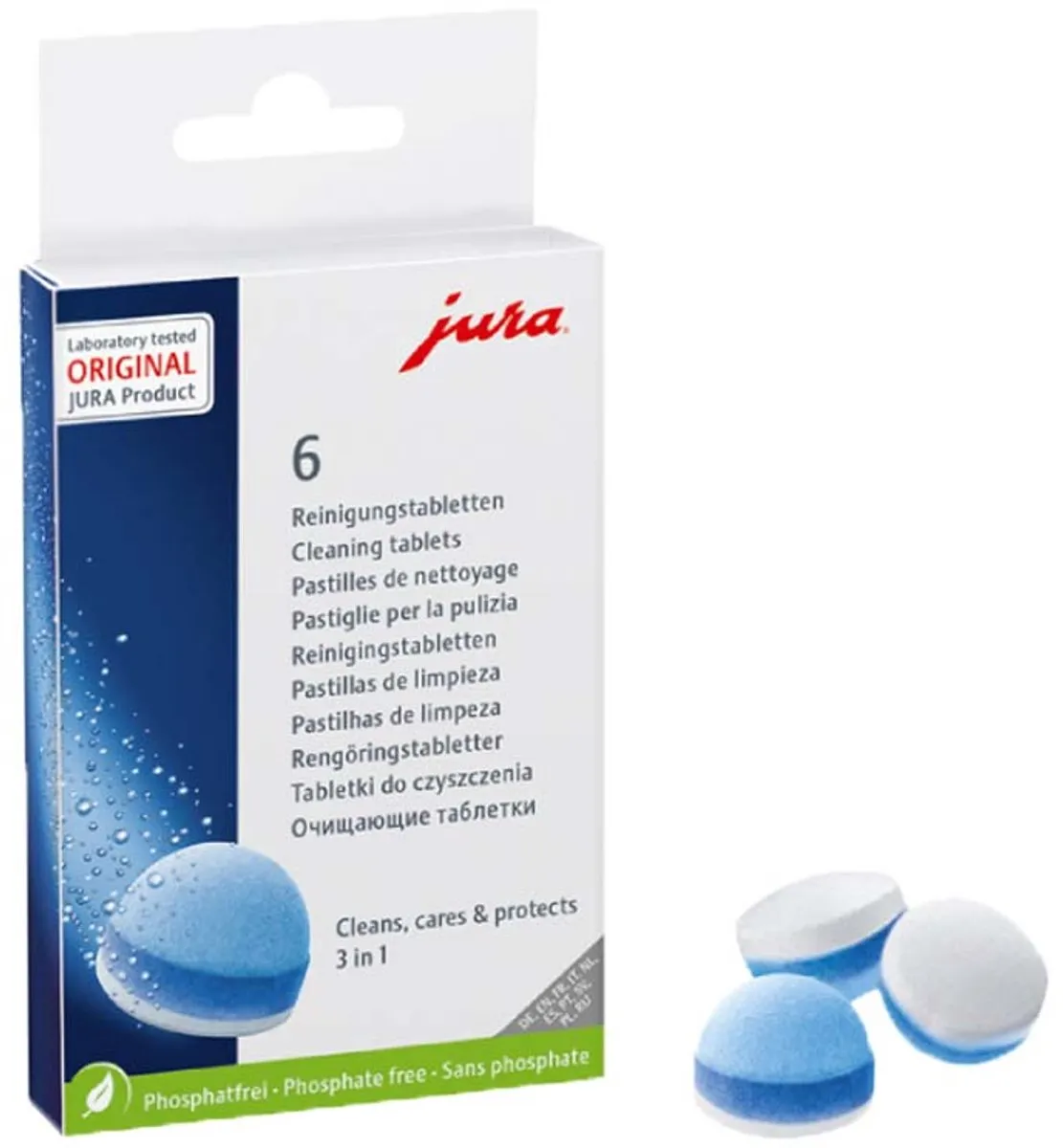 Jura Reinigingstabletten 64488 - 6 Stuks