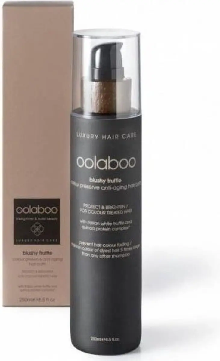 Oolaboo Blushy Truffle Colour Preserve Anti-Aging Hair Bath 250ml
