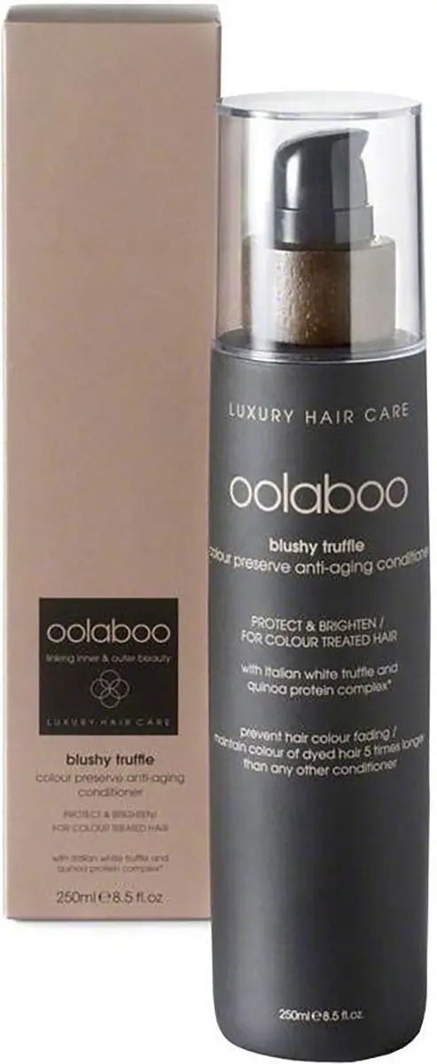 Oolaboo Blushy Truffle Colour Preserve Anti-Aging Hair Bath 250ml