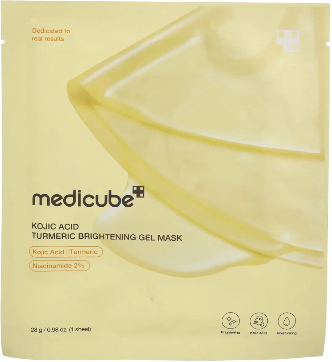 Medicube Kojic Acid Turmeric Brightening Gel Mask 28ml