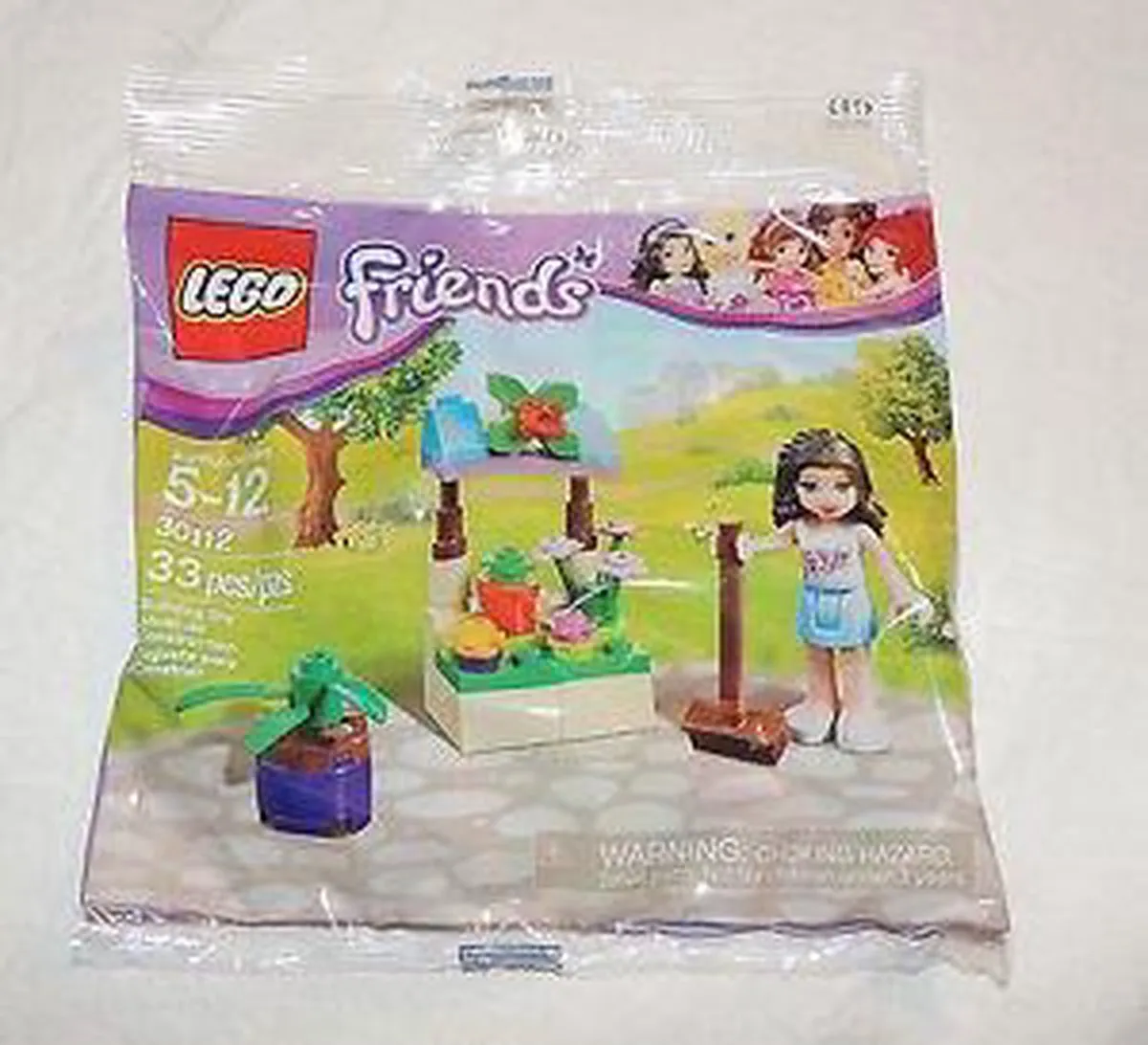 LEGO Friends Bloemenstand 30112 - 33 Stukken - Paars