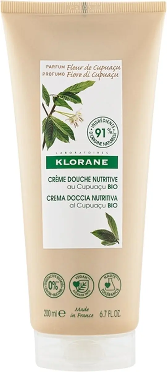 Klorane Fleur de Cupuaçu Douchegel 200ml - afbeelding 6 van 6