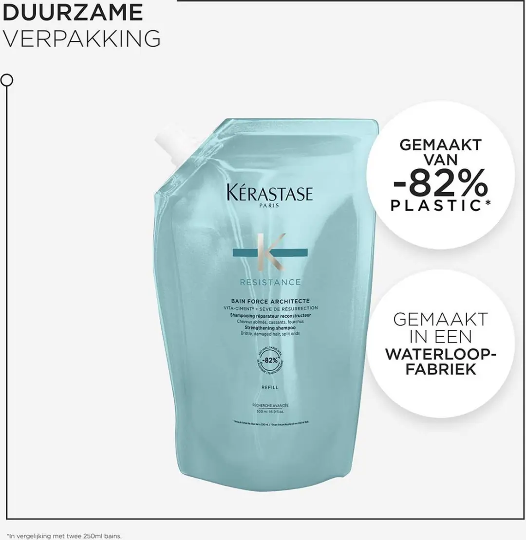 Kérastase Résistance Bain Force Architecte Shampoo - 500ml