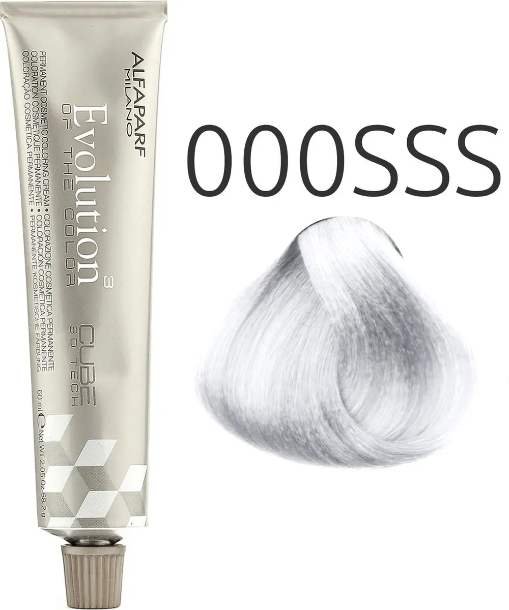 Alfaparf Milano Evolution of the Color 000SSS Haarkleur 60ml - Zwart