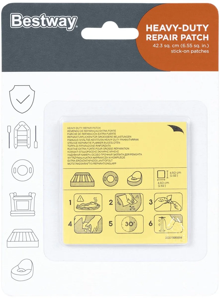 Bestway Flowclear Reparatieplakker Extra Zwaar 62068