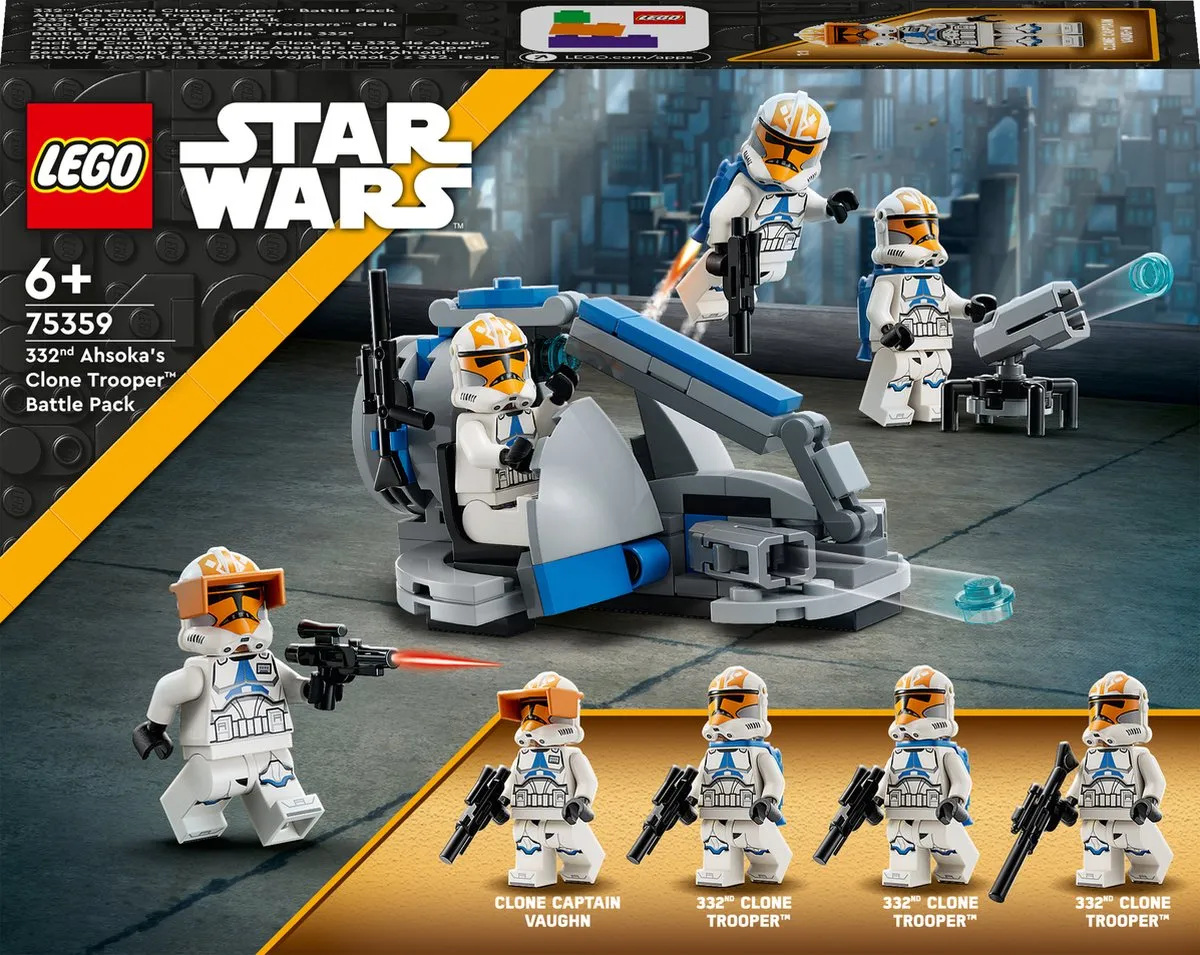 LEGO Star Wars Ahsoka's Clone Trooper Battle Pack 75359 - 108 Stukken - Multicolor