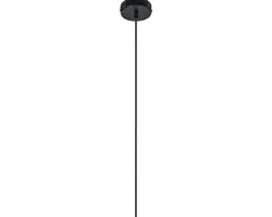 Eglo Embleton 1 Hanglamp E27 - Ø46cm - Zwart/Koper