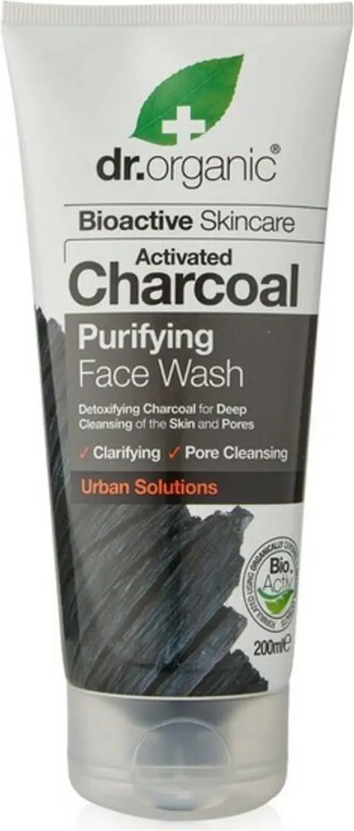 Dr. Organic Charcoal Face Wash 200ml - afbeelding 6 van 6