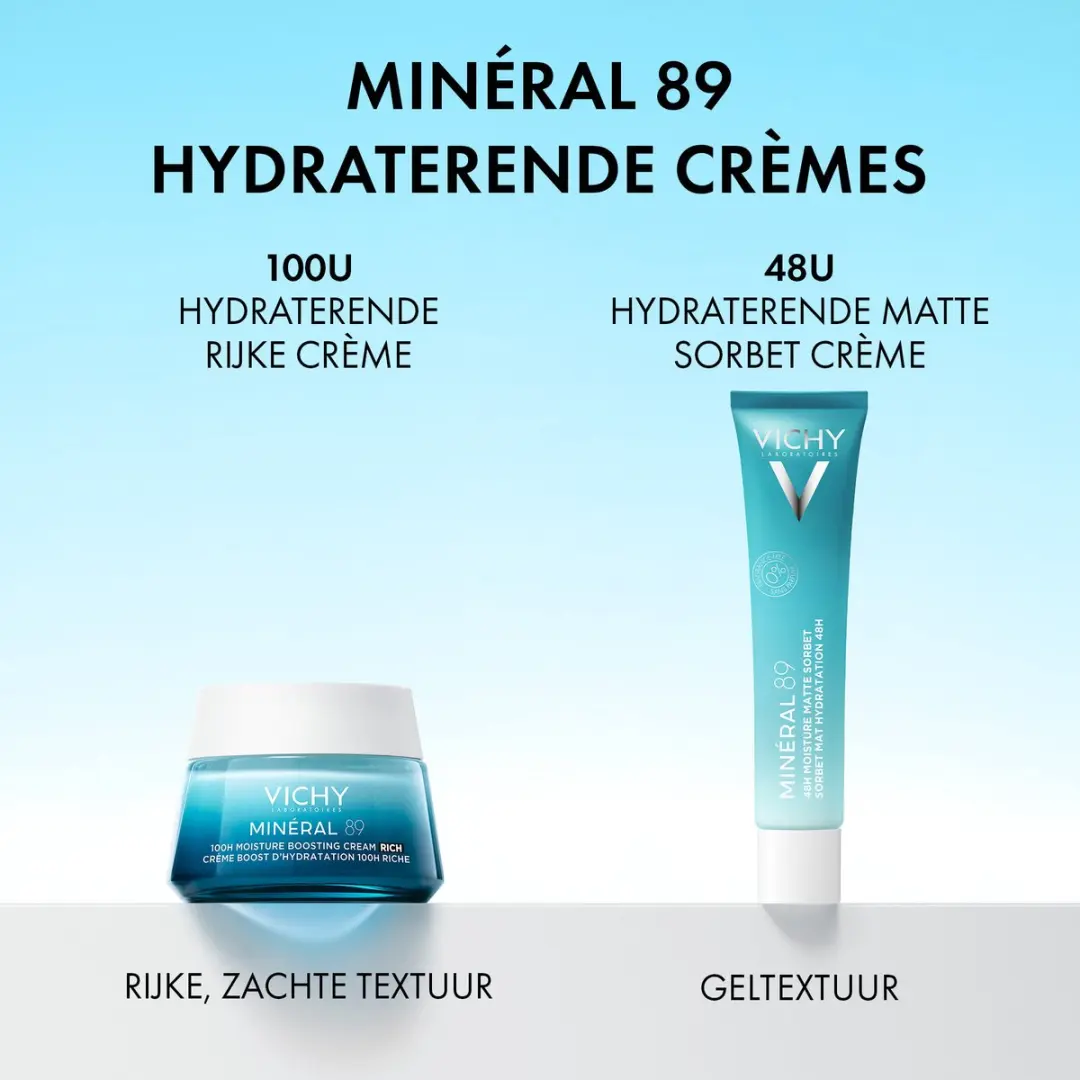 Vichy Minéral 89 Hydraterende Gel 40ml - Gevoelige Huid