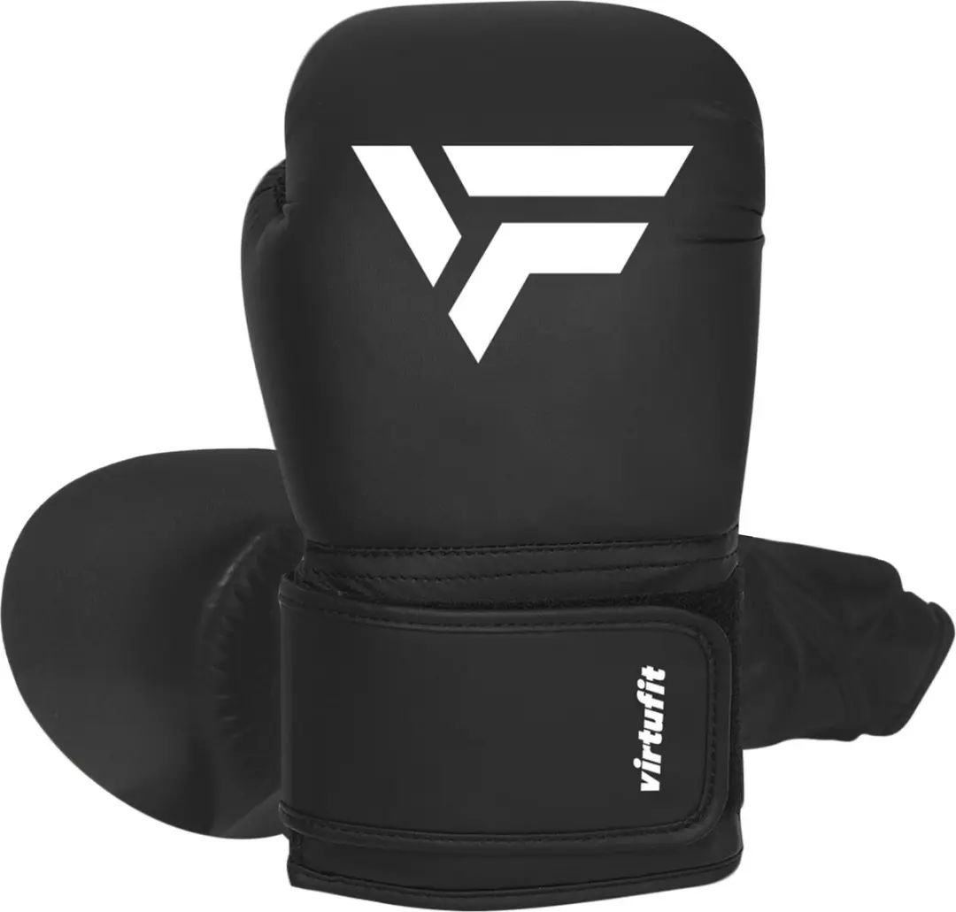 Virtufit Kickboks Set Junior - Bokszak & Handschoenen 8kg - Zwart