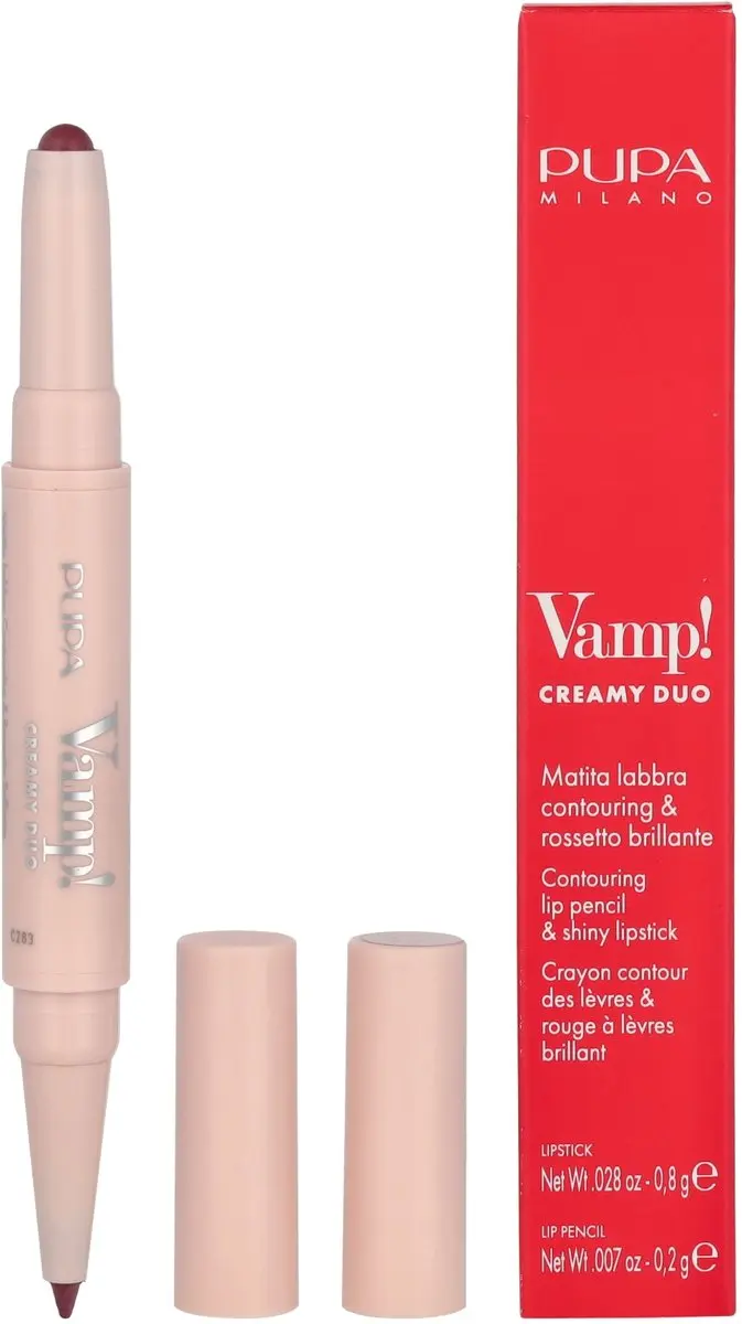 Pupa Vamp! Creamy Duo Lippenstift 018 Mauve Rose