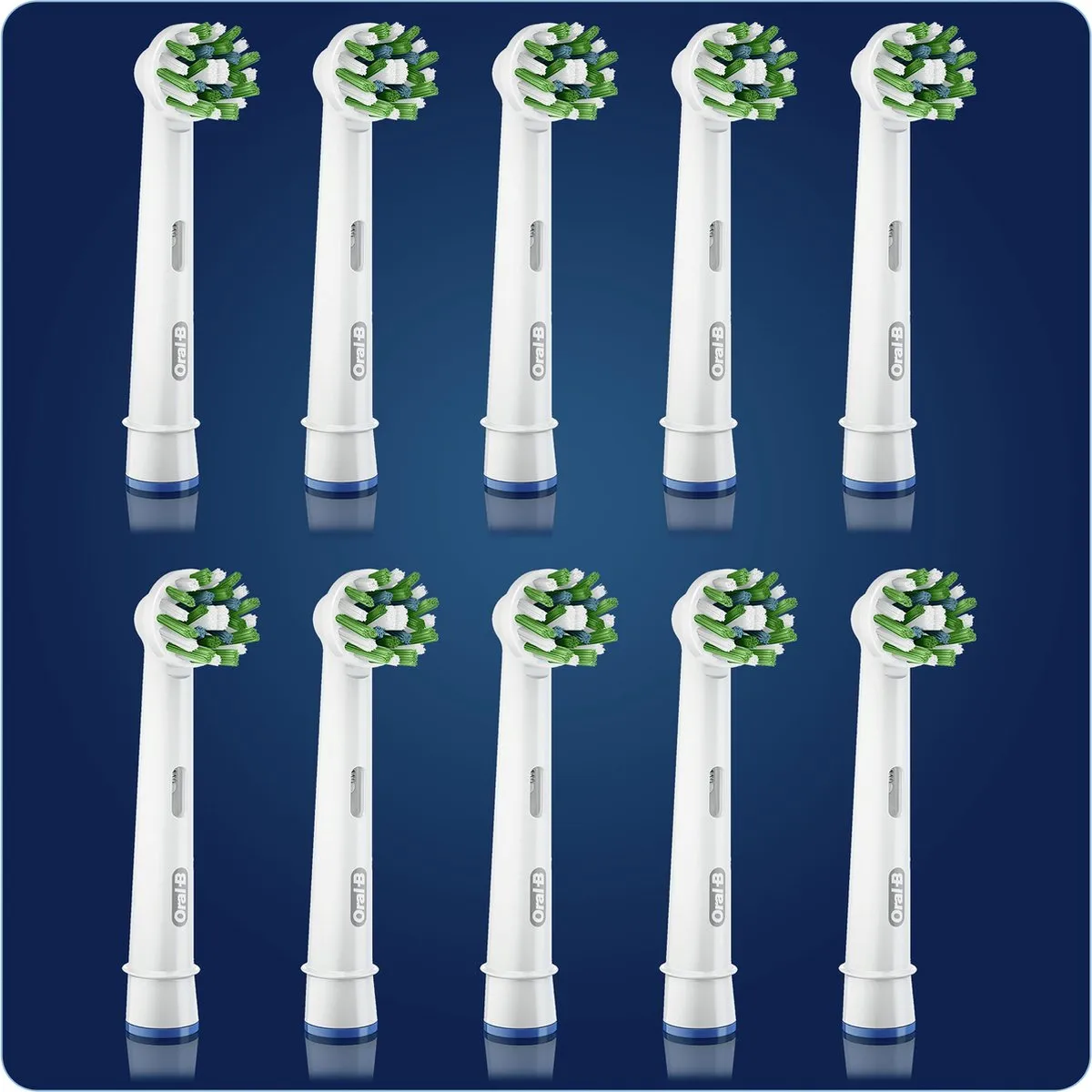 Oral-B CrossAction Opzetborstels - 10 Stuks
