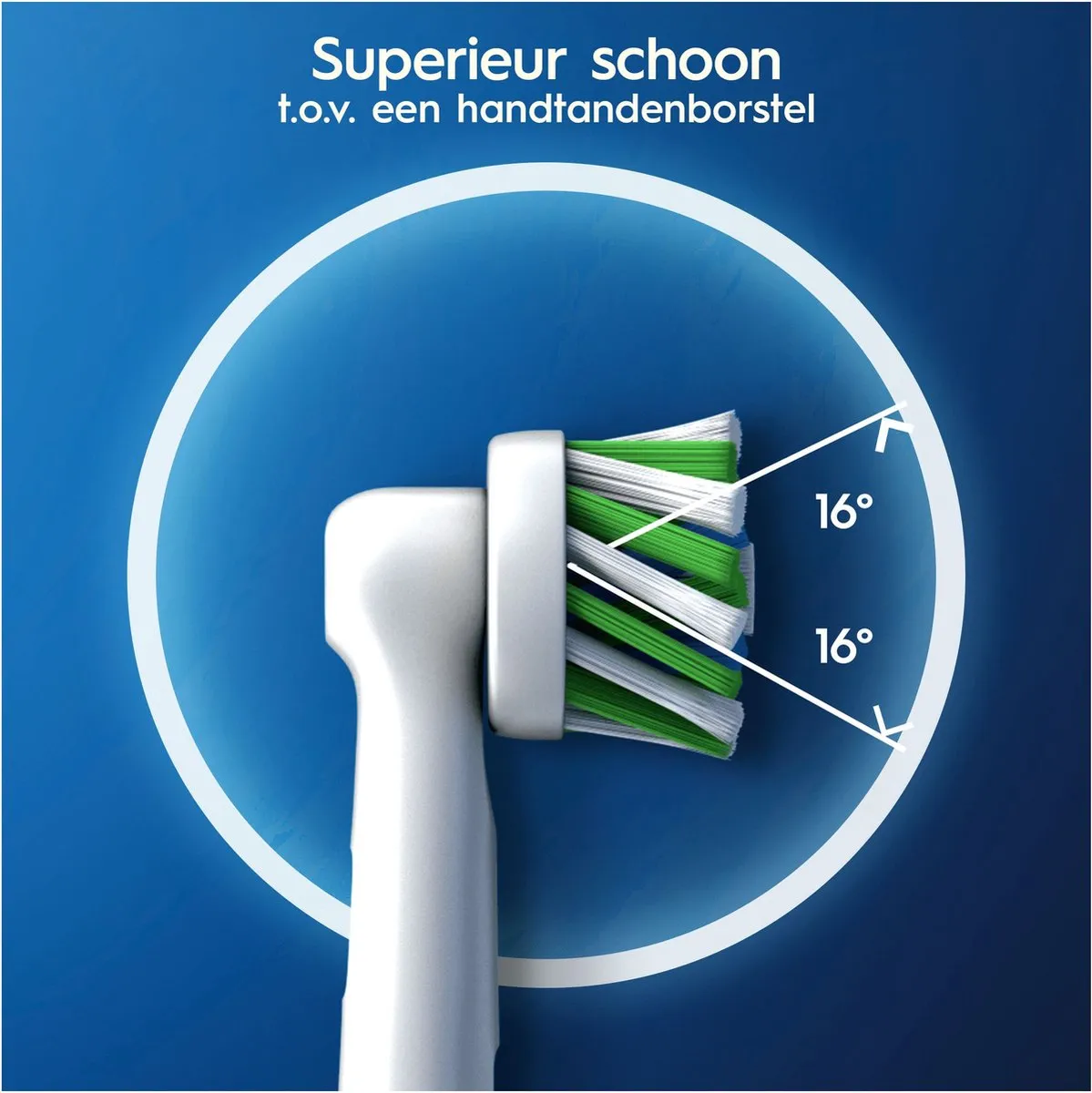 Oral-B CrossAction Opzetborstels - 10 Stuks