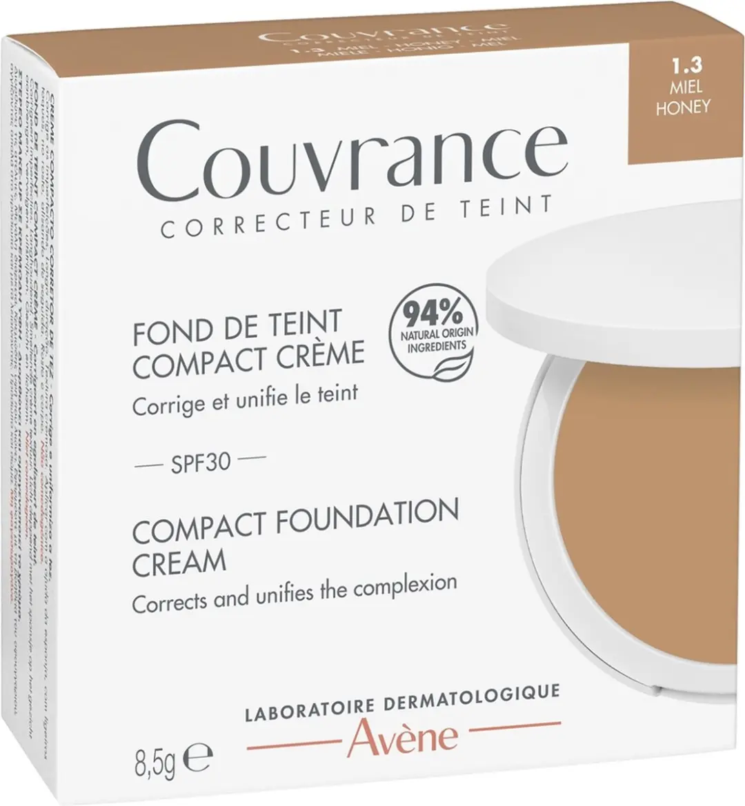 Avène Couvrance Fond de Teint Compact Crème Miel 85ml