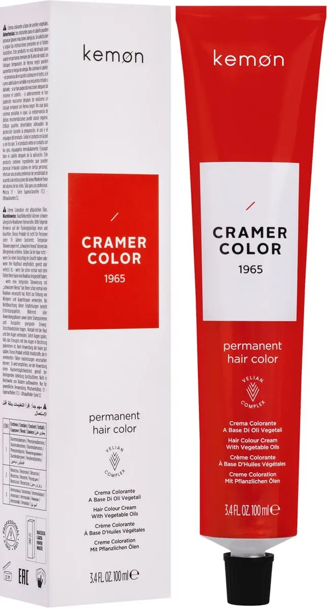 Kemon Cramer Color Tone-on-Tone 0.36 Glans Tint Goud Mahoni