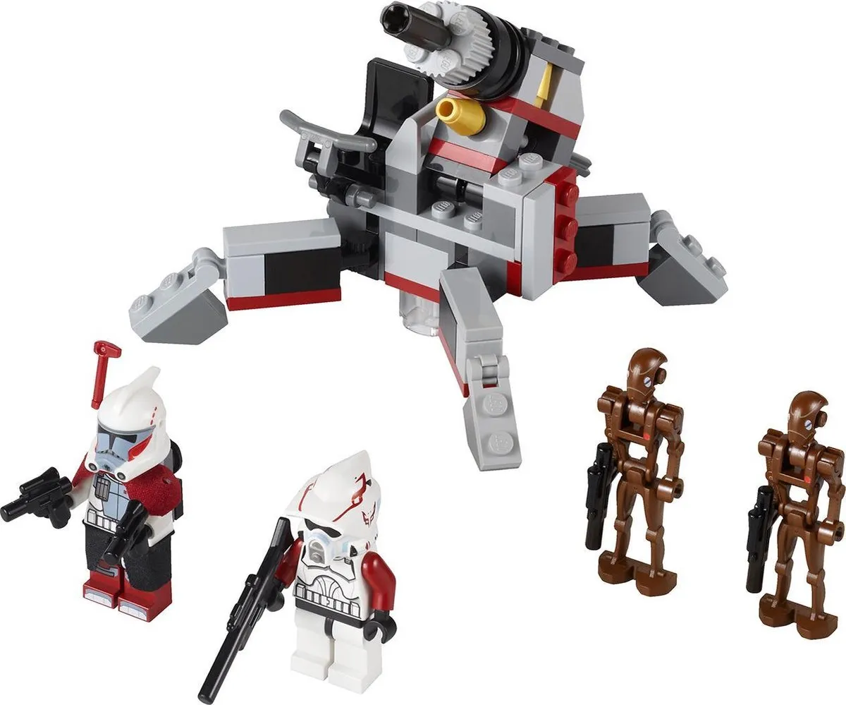 LEGO Star Wars Elite Clone Trooper & Commando Droid Battle Pack 80 Stukken