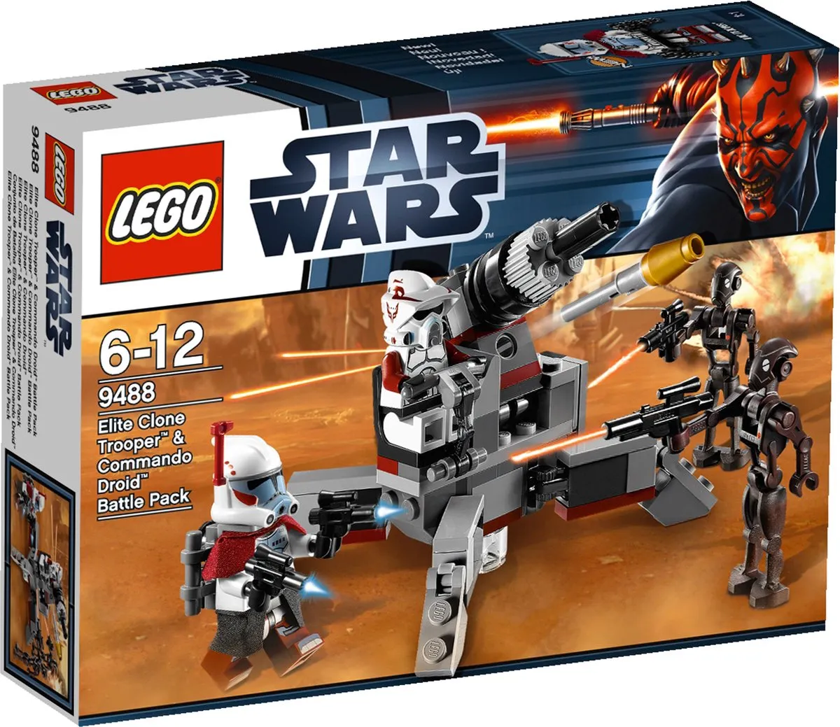 LEGO Star Wars Elite Clone Trooper & Commando Droid Battle Pack 80 Stukken