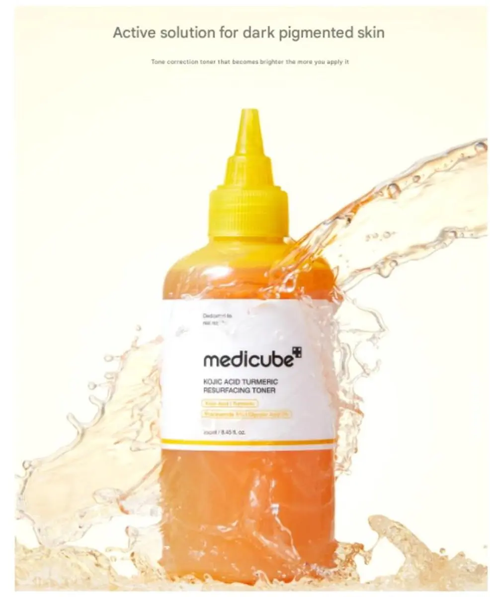Medicube Kojic Acid Turmeric Resurfacing Toner 250ml