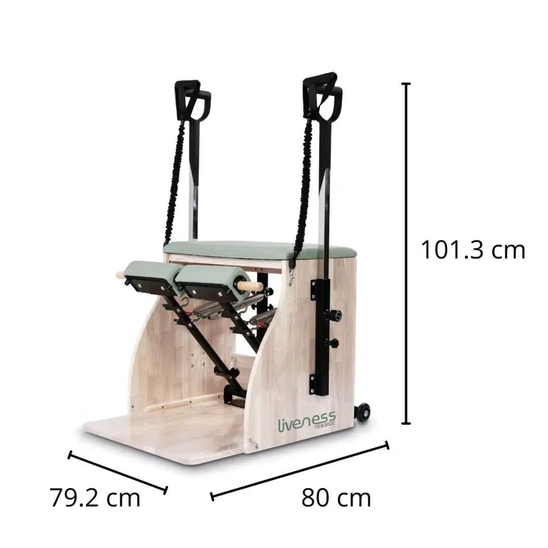 Toorx Liveness PTX1800 Wunda Chair - Eikenhout Groen