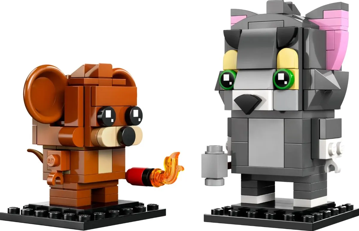 LEGO BrickHeadz 40793 Tom en Jerry - 212 Stukken - Multicolor