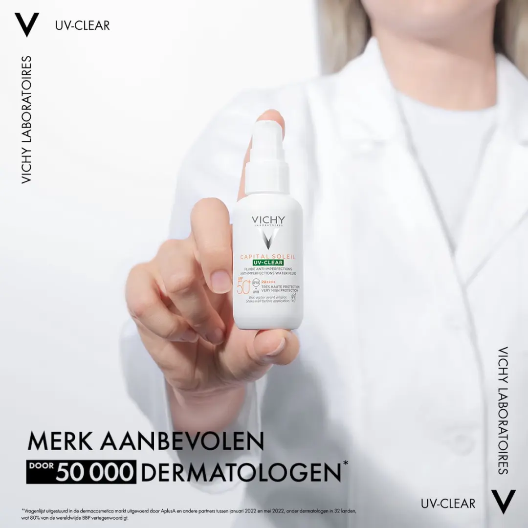 Vichy Capital Soleil UV Clear Gezicht Zonnebrand SPF50+ 40ml
