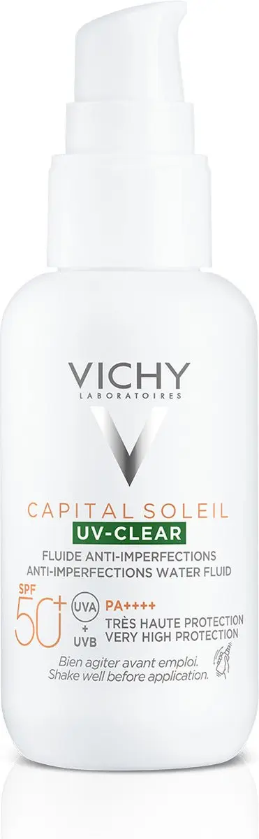 Vichy Capital Soleil UV Clear Gezicht Zonnebrand SPF50+ 40ml
